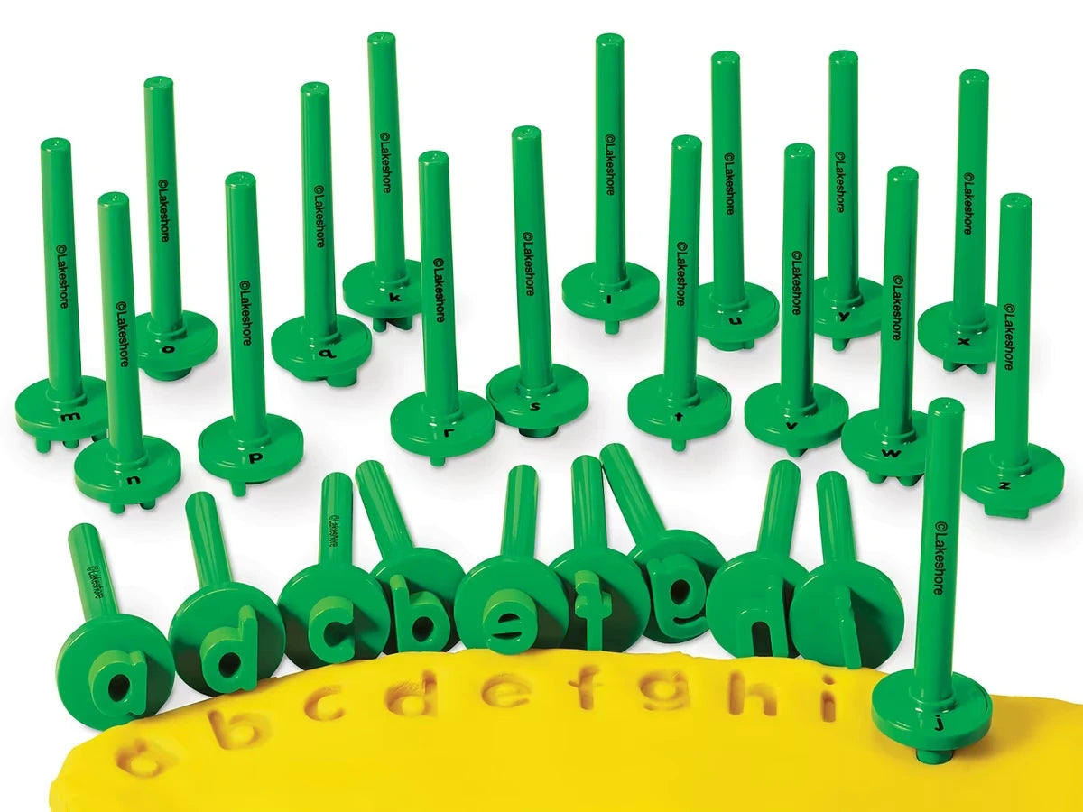 Lowercase Alphabet Dough Stampers - US 2324
