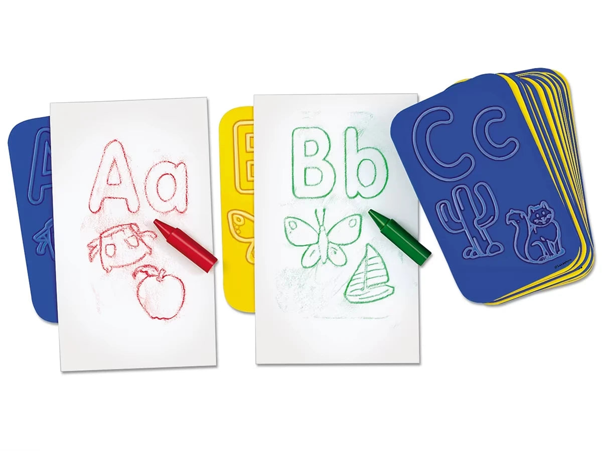 Alphabet Beginning Skills Rubbing Plates - US 2551