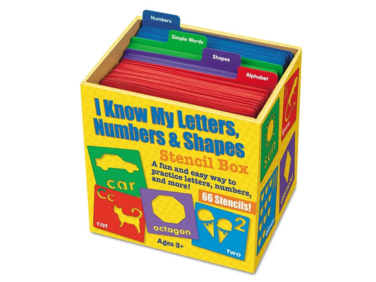 Letters, Numbers & Shapes Giant Stencil Box - US 2485
