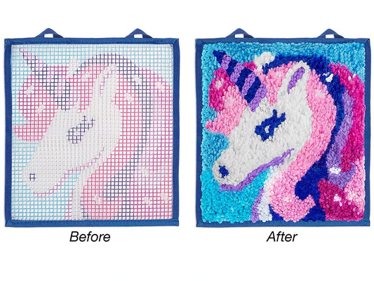 Unicorn Latch Hook Craft Kit - US 8670