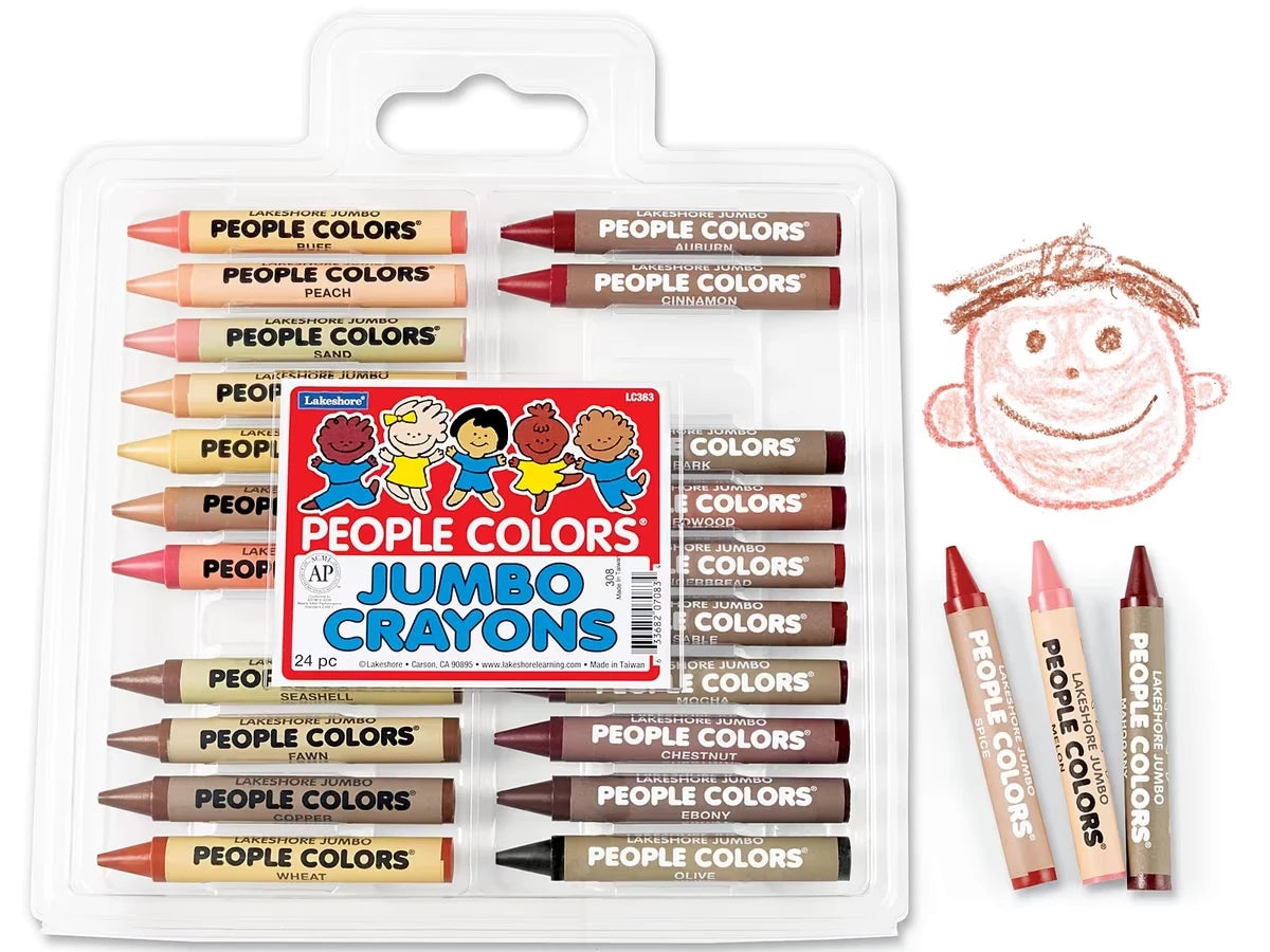 Jumbo People Colors® Crayon Pack - US 5900