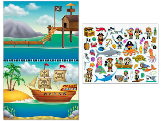 Amazing Adventures Reusable Sticker Pad - US 7142
