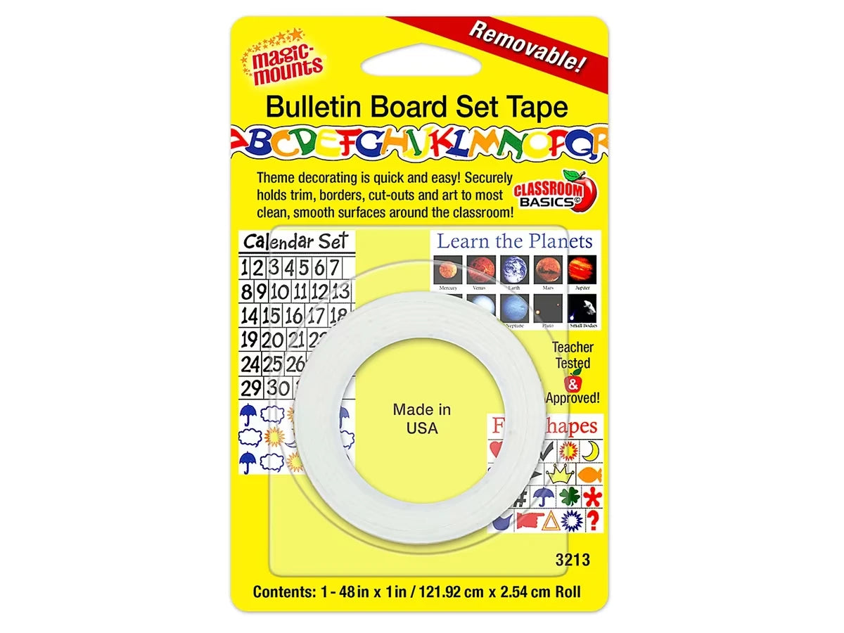Removable Bulletin Board Set Tape - US 5181