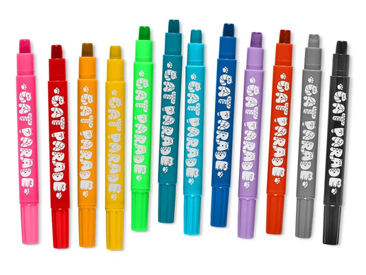Cat Parade Watercolor Gel Crayons - Set of 12 - US 2186