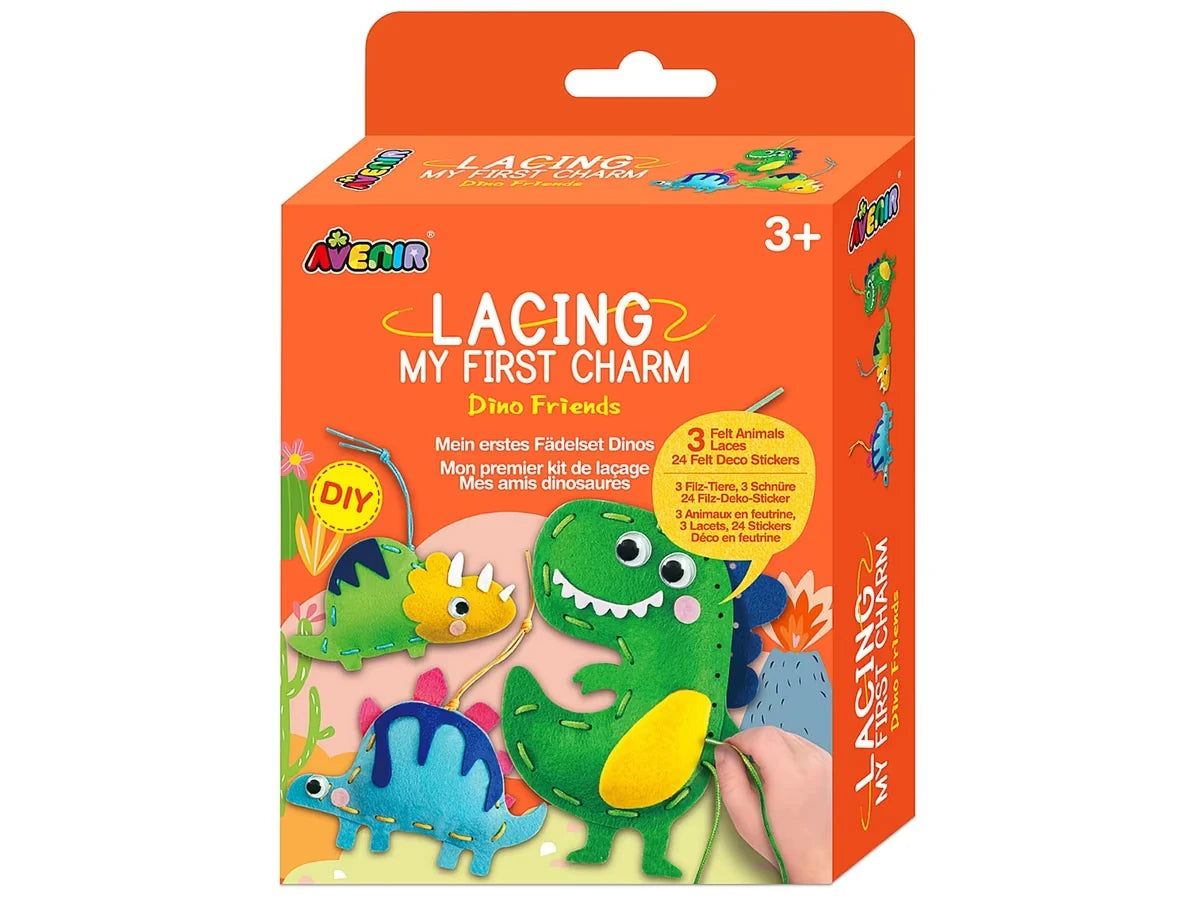 My First Lacing Charms - Dino Friends - US 9942