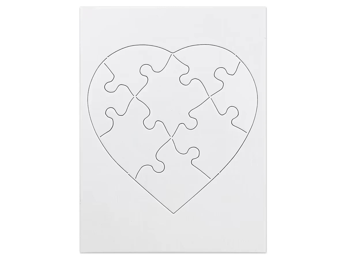 Design-Your-Own Heart Puzzles - Set of 24 - US 7980