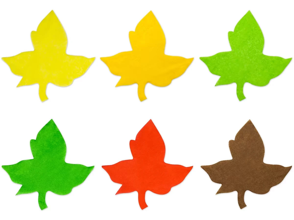 Leaf-Shaped Tissue Paper Accents - US 7349