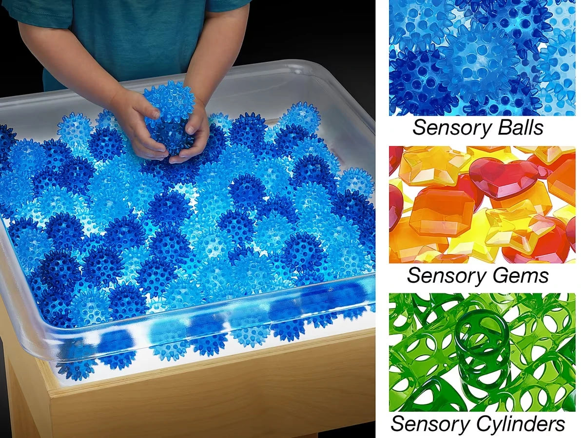 Toddler-Safe Light Table Sensory Materials - Complete Set - US 6751