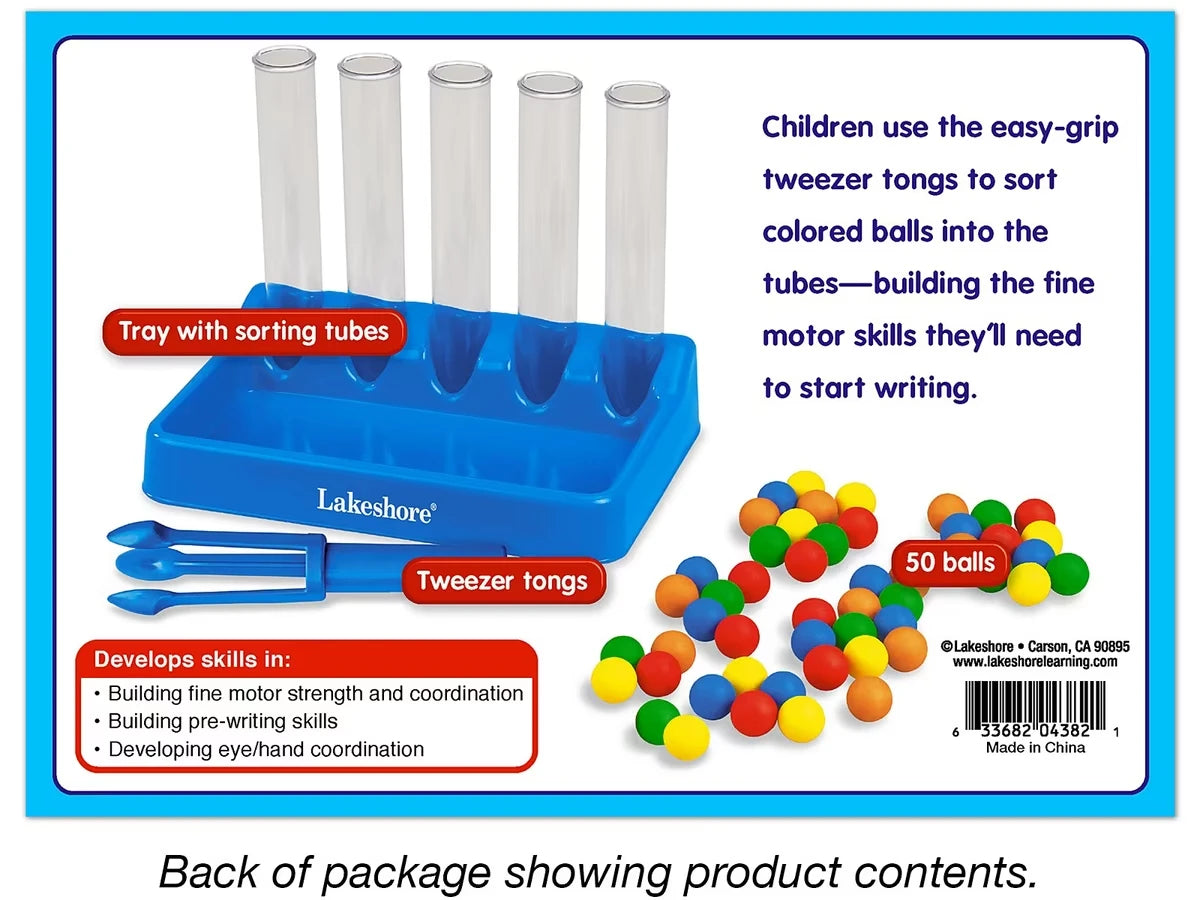 Tweezer Tongs Color Sorting Kit - US 5386