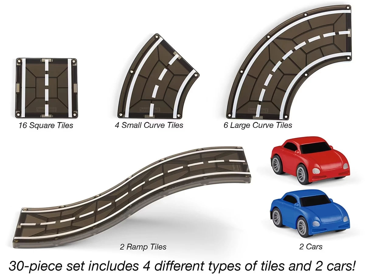 Magnetic Wonder Tiles® - Road Builder - US 6466