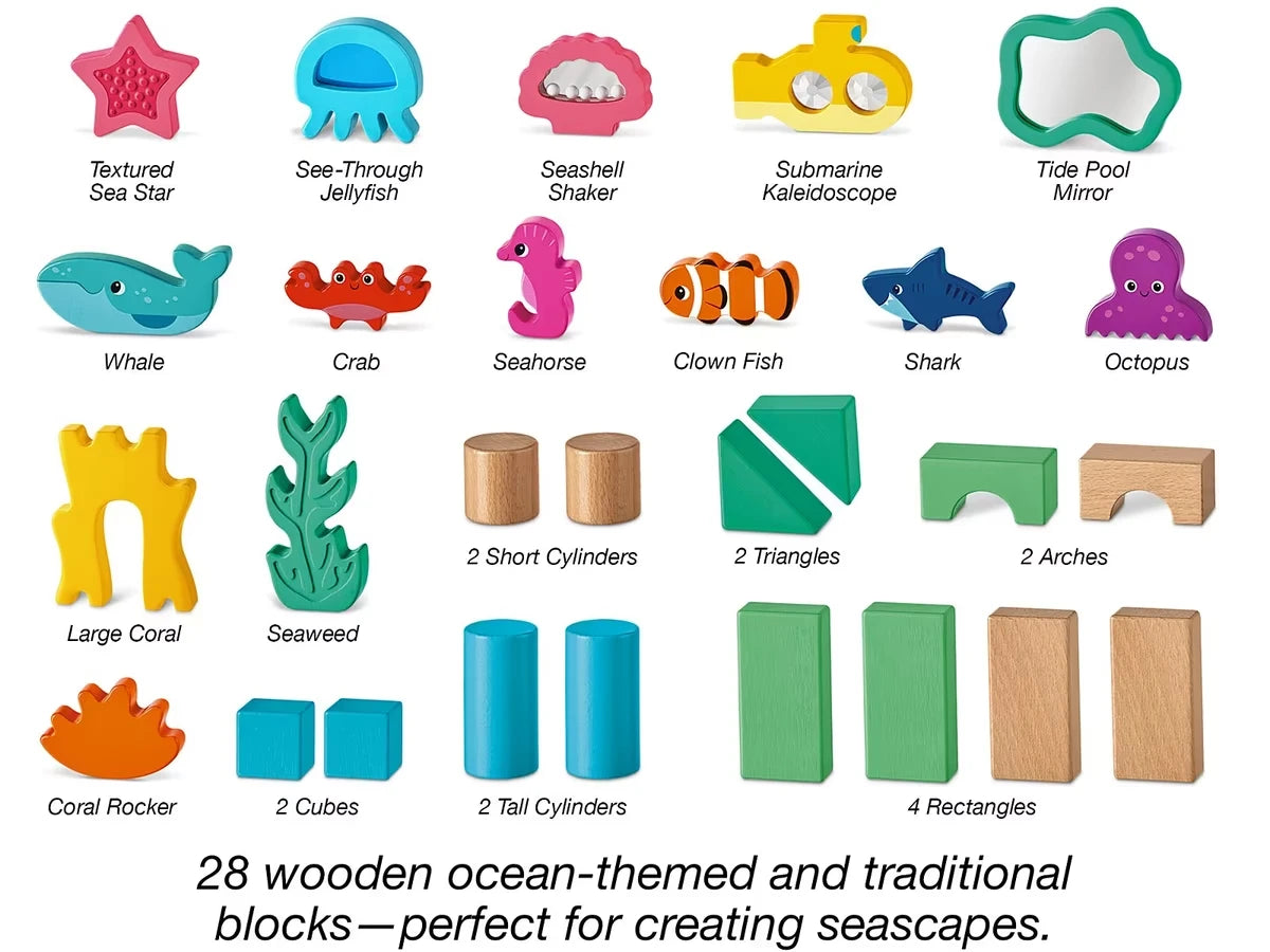 Under the Sea! Sensory Blocks - US 6699