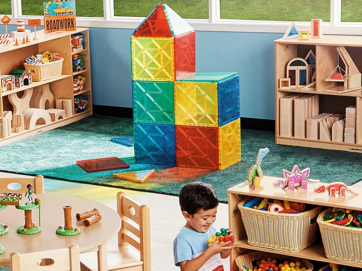 Jumbo Magnetic Building Tiles - US 4314