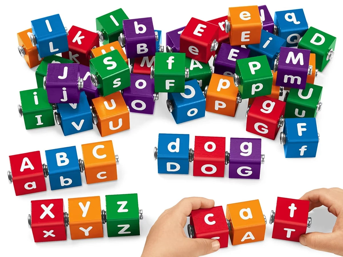 Snap-Together Letter Blocks - US 6887