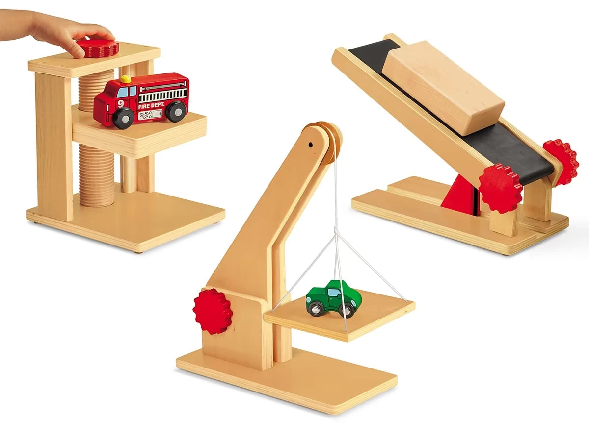 Block Play Simple Machines - Complete Set - US 7627