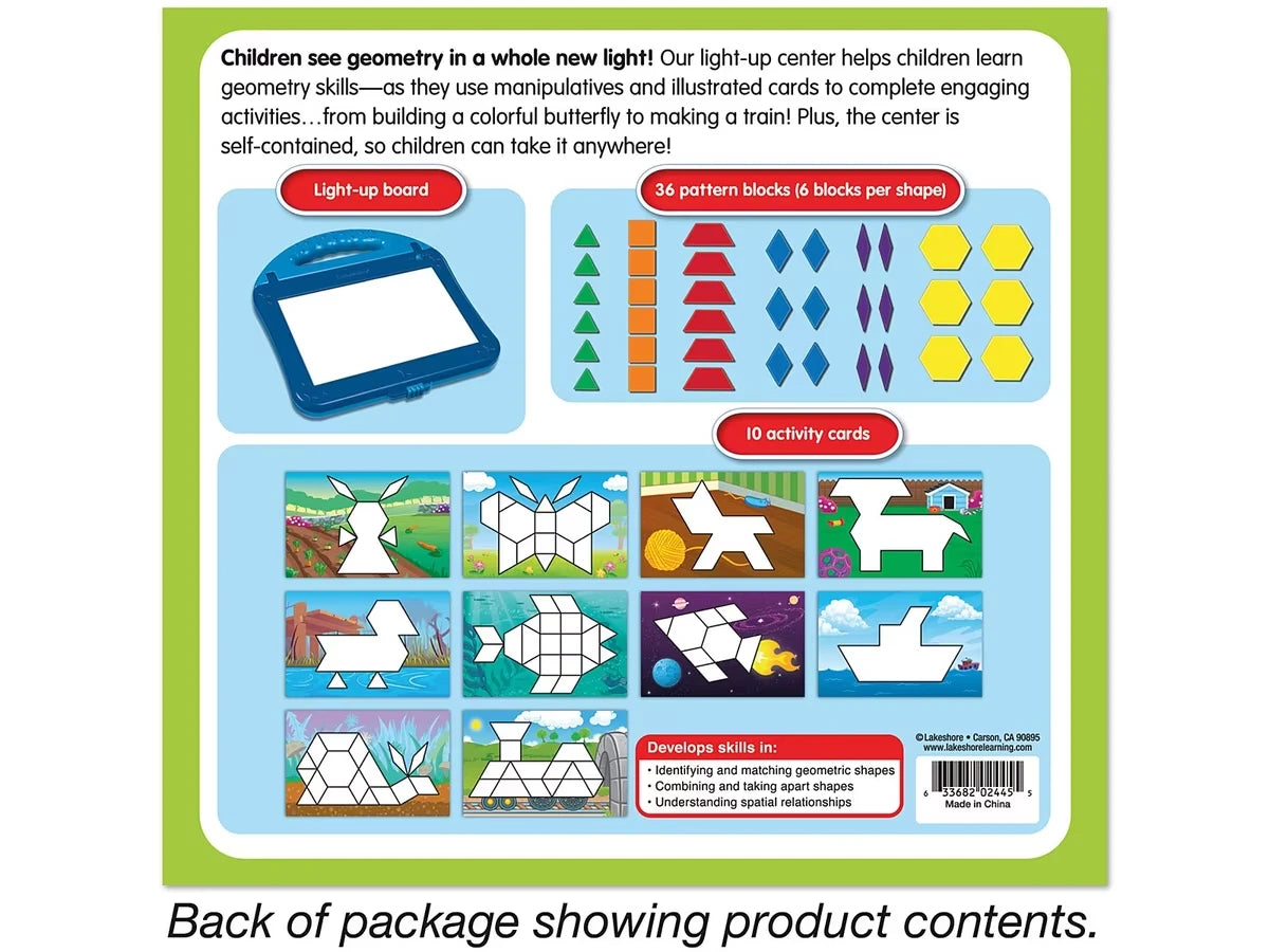 Light-Up Pattern Blocks Design Center - US 3184