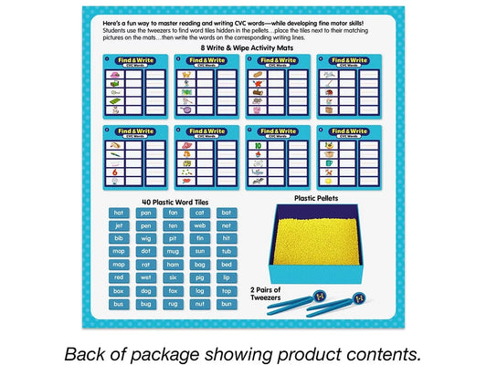 Find & Write CVC Words Activity Center - US 9033
