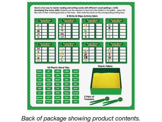 Find & Write Vowel Sounds Activity Center - US 6898