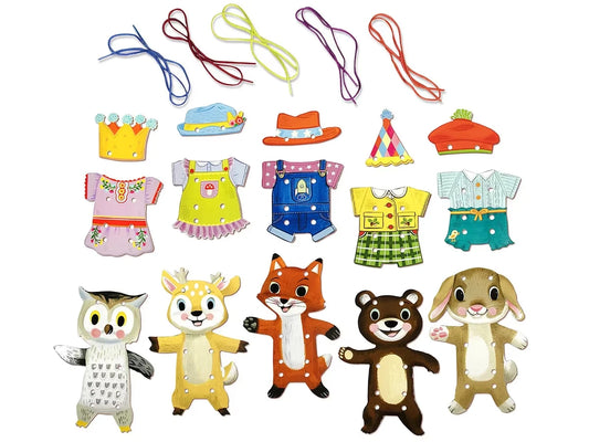 Woodland Friends Lacing Cards - US 5009