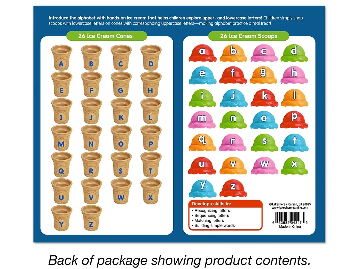 Lakeshore Alphabet Cones - US 4891