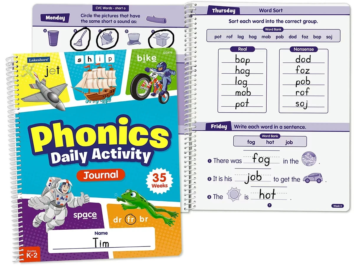Phonics Daily Activity Journal - US 3887