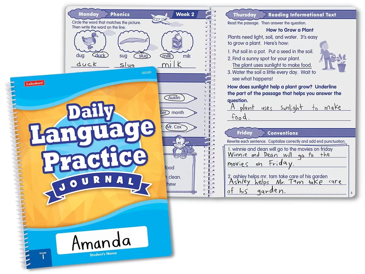 Daily Language Practice Journal - Gr. 1 - US 7446