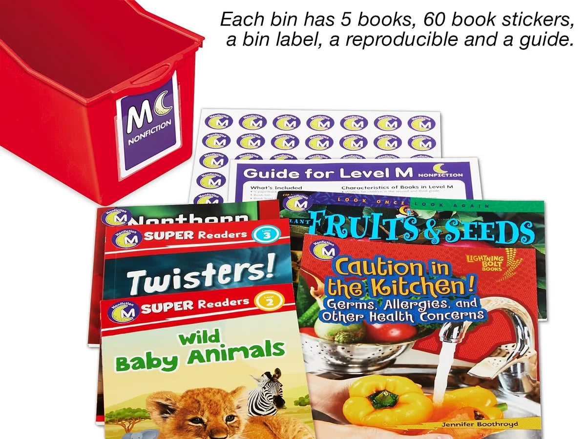 Nonfiction Leveled Books Classroom Library - US 8788