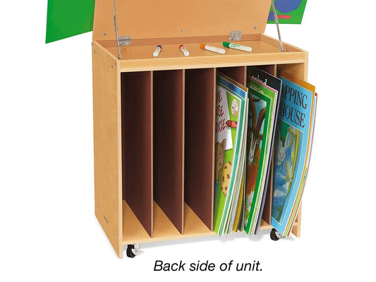 Classic Birch Magnetic Write & Wipe Big Book Center - US 2589
