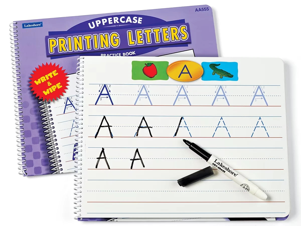 Printing Letters Practice Book - Uppercase - US 2547