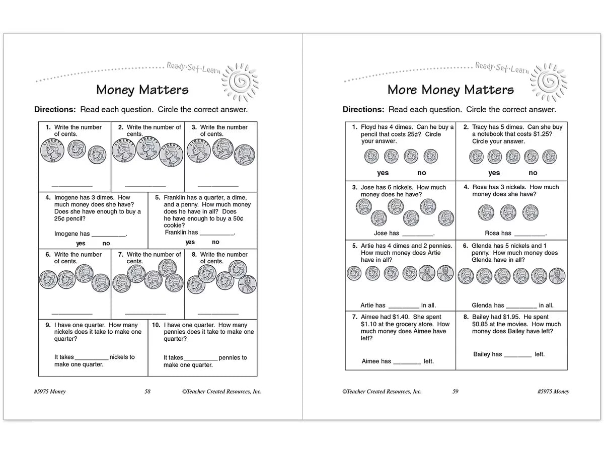 Money Workbook - US 6926