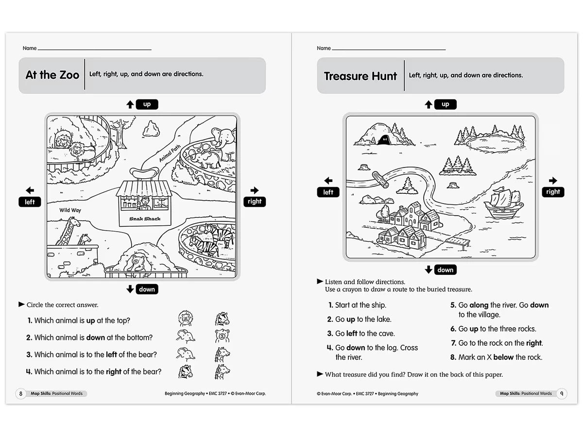 Beginning Geography Workbook - US 8516