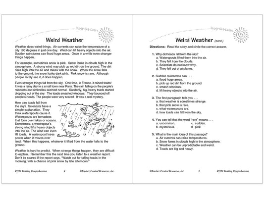 Master Reading Comprehension Workbook - Gr. 3 - US 7746