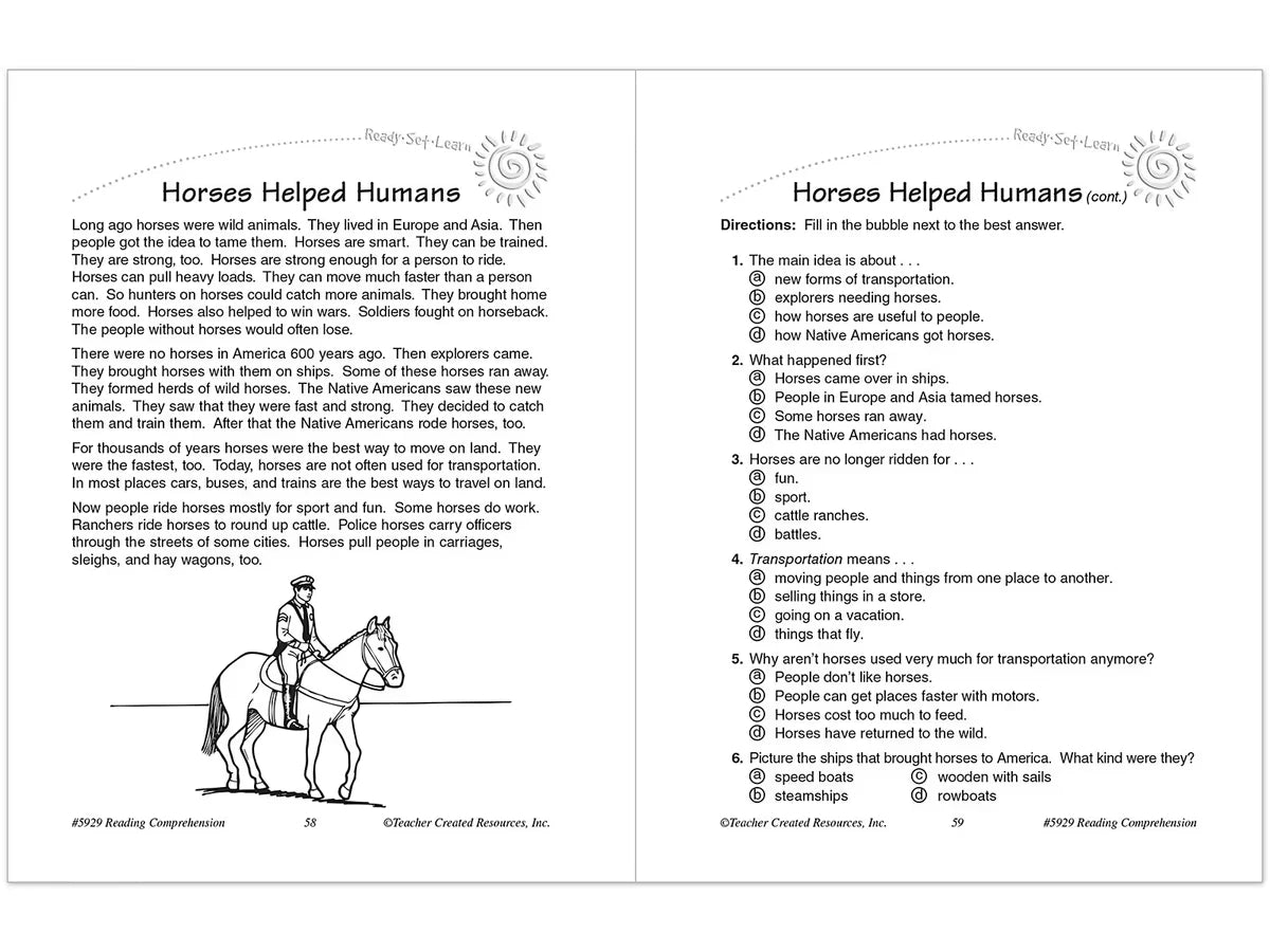 Master Reading Comprehension Workbook - Gr. 3 - US 7746