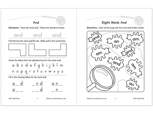 Sight-Words Workbook - US 2702