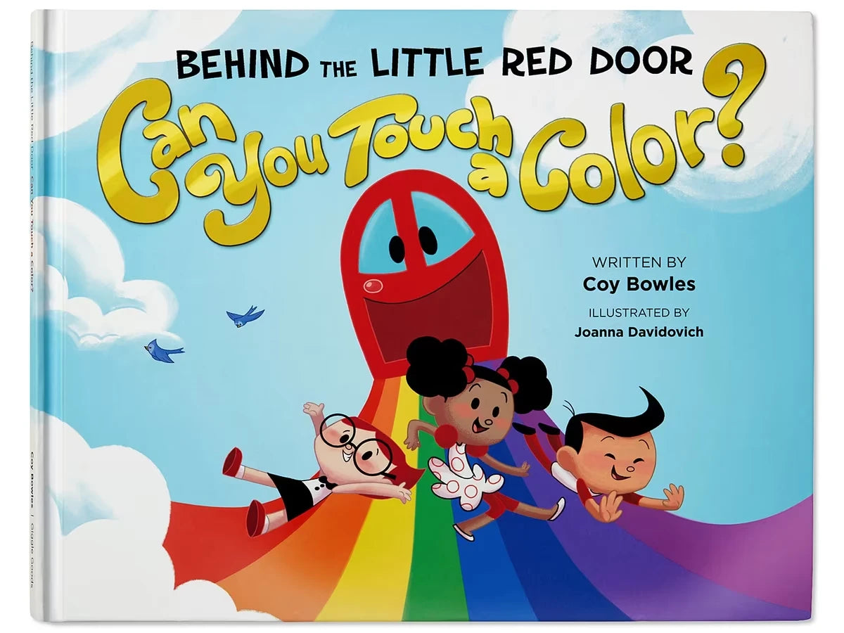 Behind the Little Red Door: Can You Touch a Color? Hardcover Book - US 8275