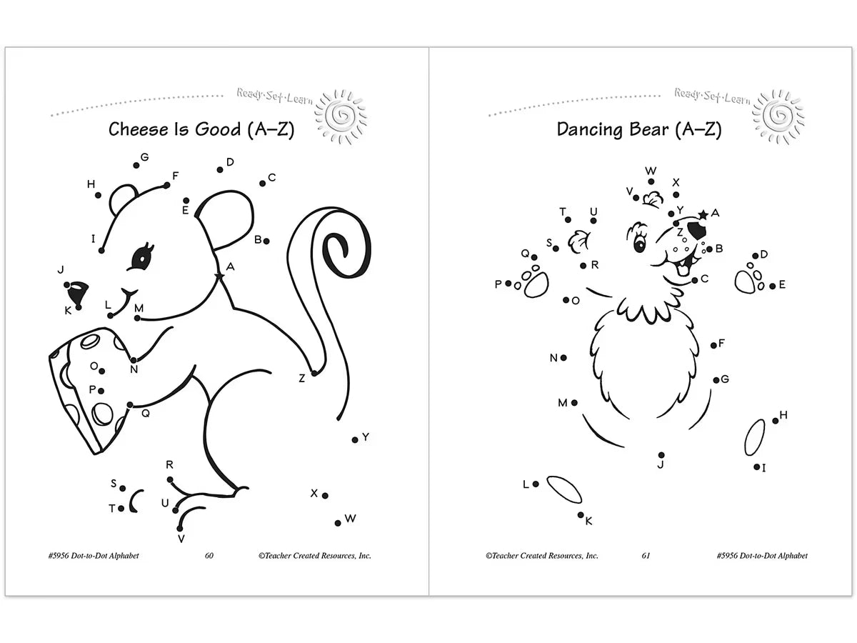 Dot-To-Dot Alphabet Workbook - US 8326