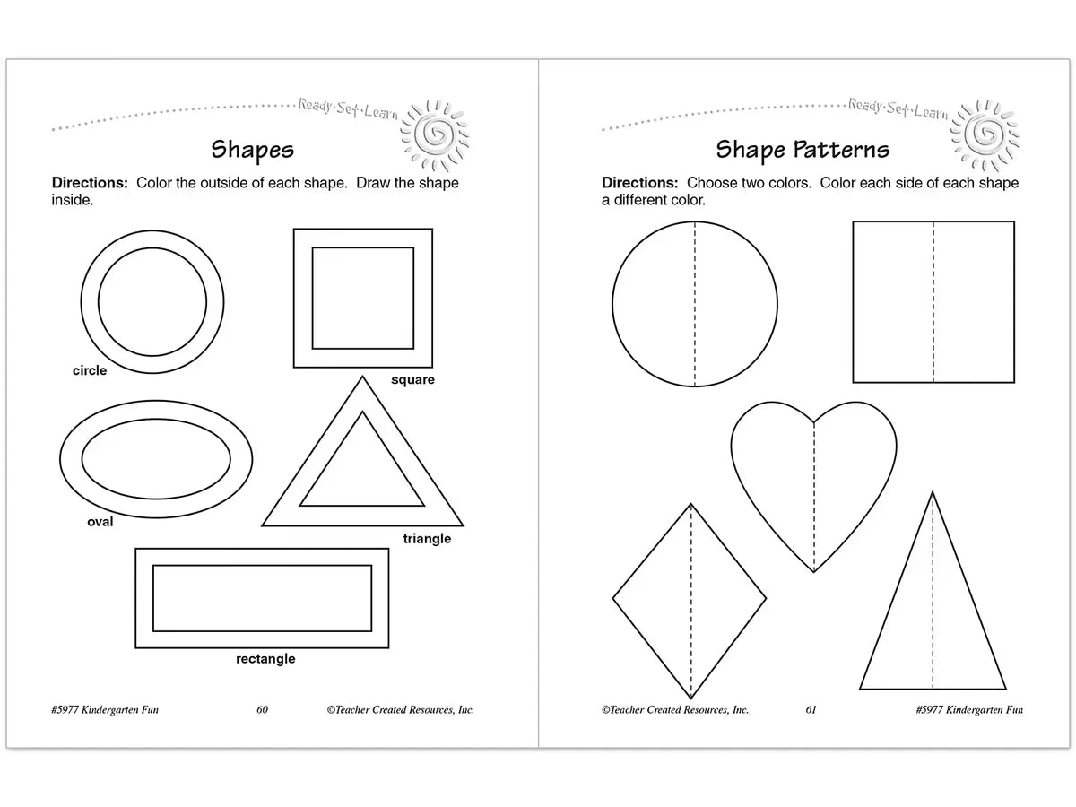 Kindergarten Fun Workbook - US 8427