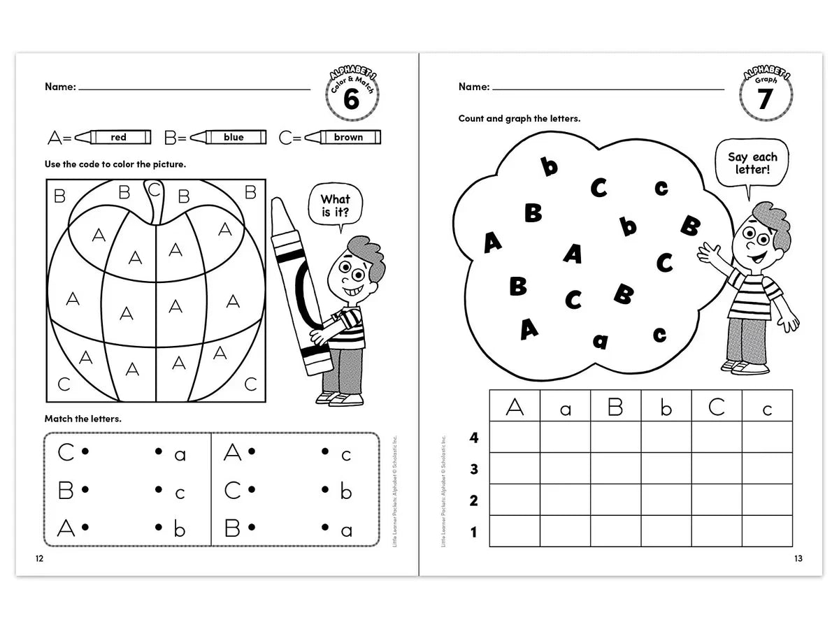 Alphabet Little Learner Packets Workbook - US 5742