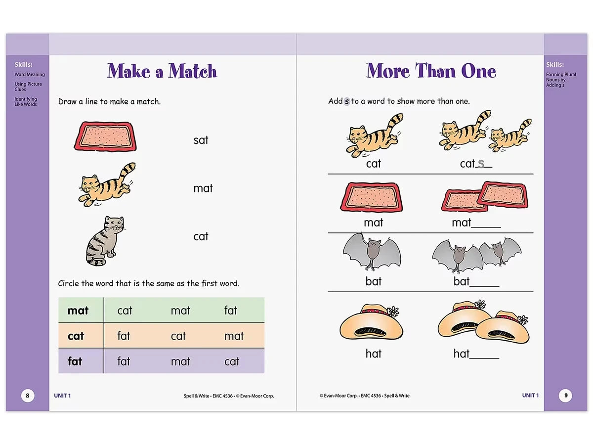 Spell & Write Skill Sharpeners Workbook - US 1841