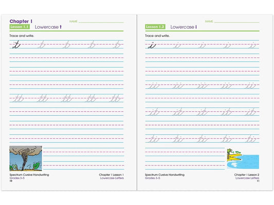 Spectrum® Cursive Handwriting Workbook - US 6452