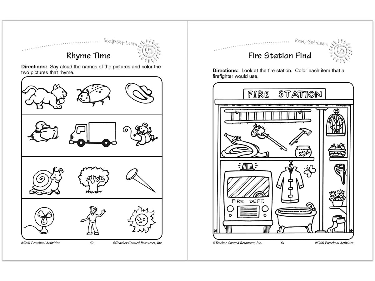 Preschool Workbook - US 3302