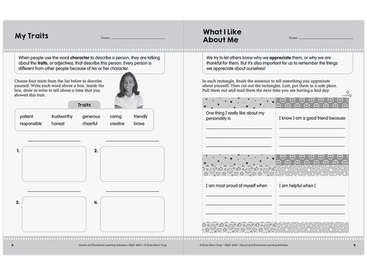 Social and Emotional Learning Activity Workbook - Gr. 3-4 - US 8074