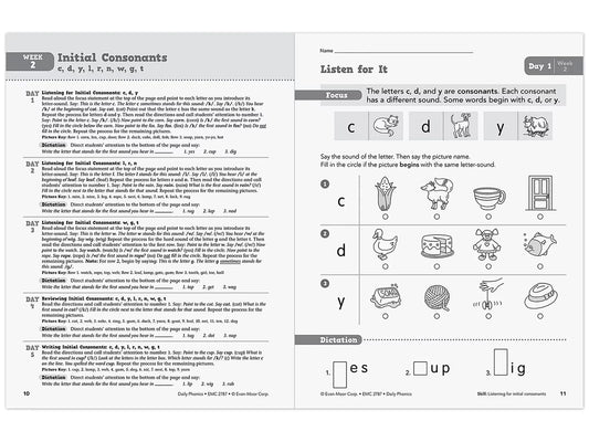 Daily Phonics Workbook - Gr. 1 - US 2864