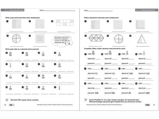 Mathematics Workbook - Gr. 6 - US 1482