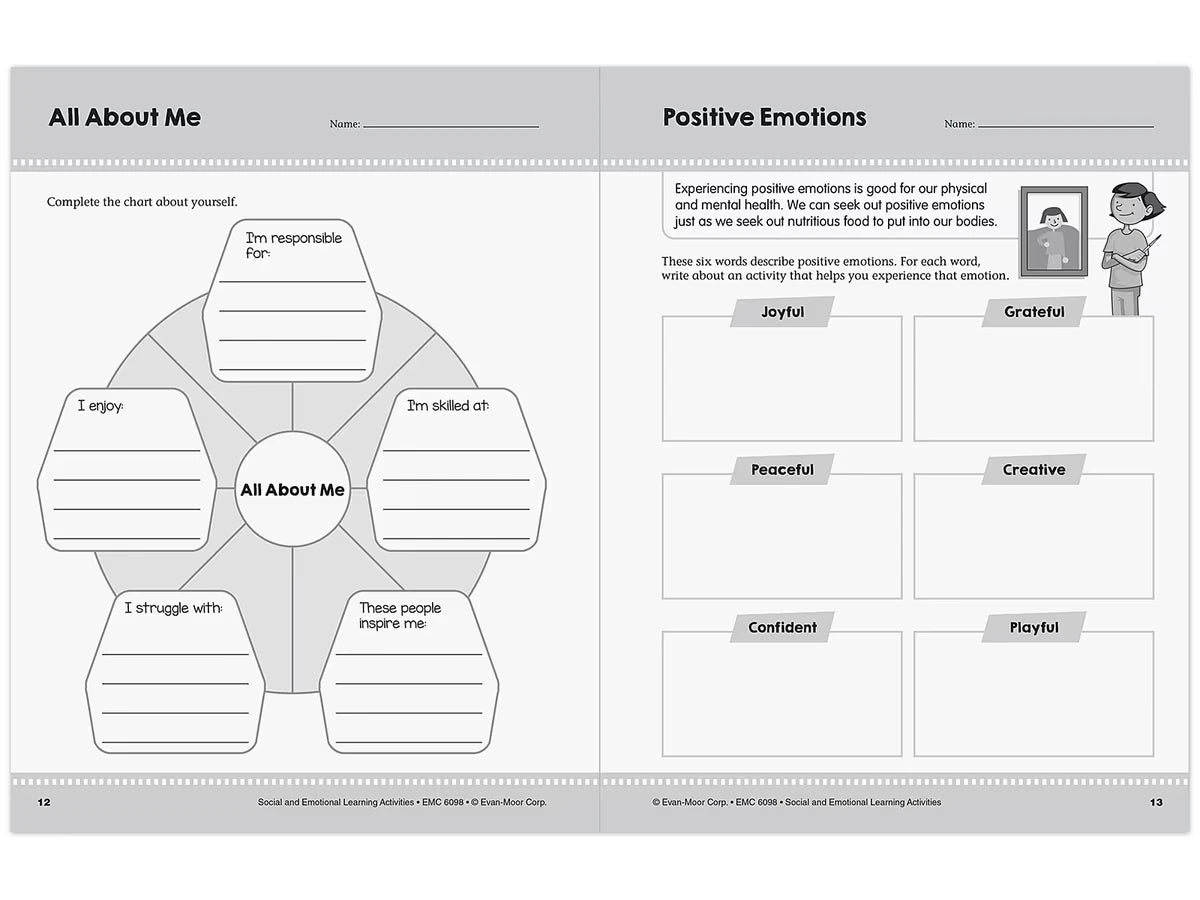 Social and Emotional Learning Activity Workbook - Gr. 5-6 - US 8331