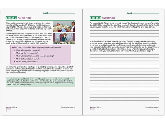 Spectrum® Writing Workbook - Gr. 6 - US 4716