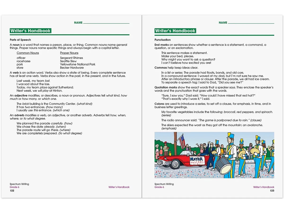 Spectrum® Writing Workbook - Gr. 6 - US 4716