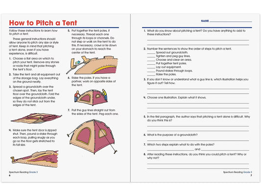 Spectrum® Reading Workbook - Gr. 3 - US 2508