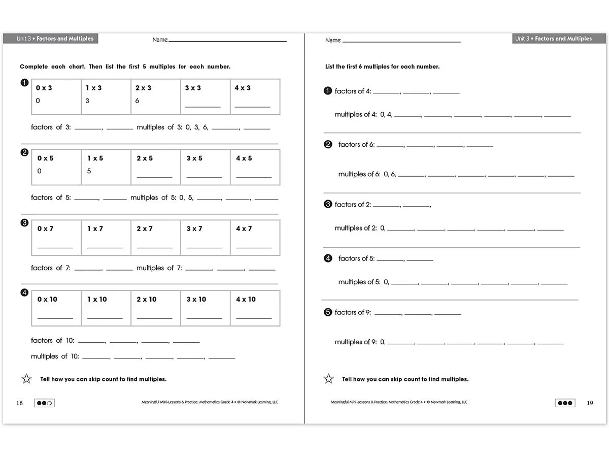 Mathematics Workbook - Gr. 4 - US 1289