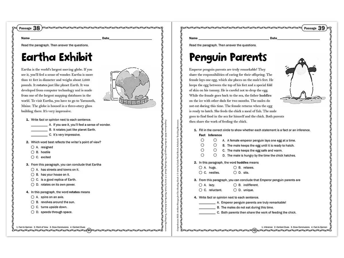 Comprehension Skills Workbook - Gr. 5 - US 9425