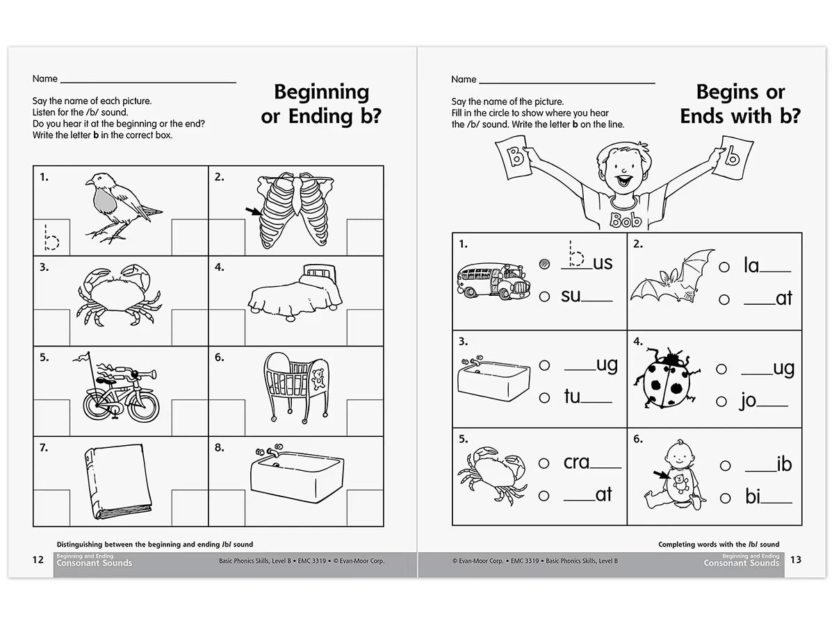 Basic Phonics Skills Workbook - K-Gr. 1 - US 4972